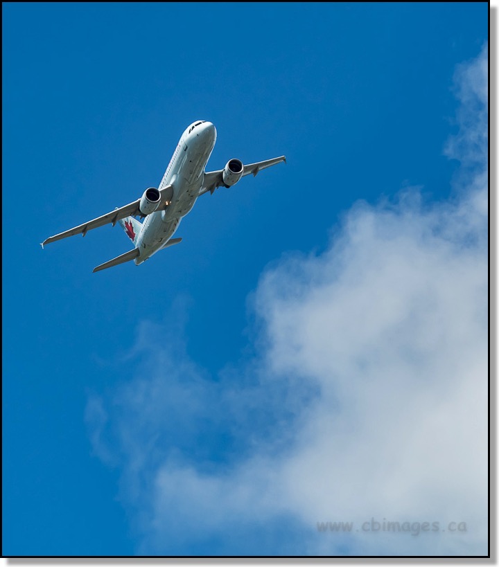 Air Canada, plane, Airdrie, Alberta, Canada